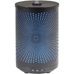 Diffuseur ultrasonique lumineux Mességué cylindrique noir 120 ml