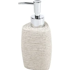 Distributeur à savon beige effet sable