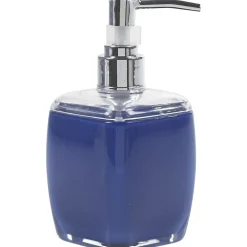 Distributeur à savon bleu foncé