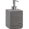 Distributeur à savon gris imitation pierre