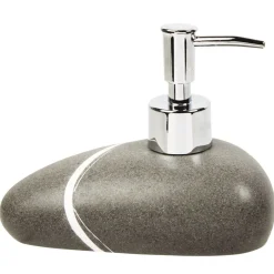 Distributeur de savon galet gris