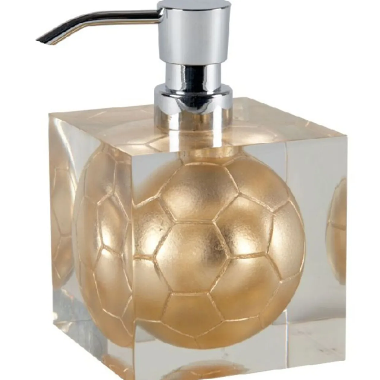 Distributeur de savon liquide ballon doré