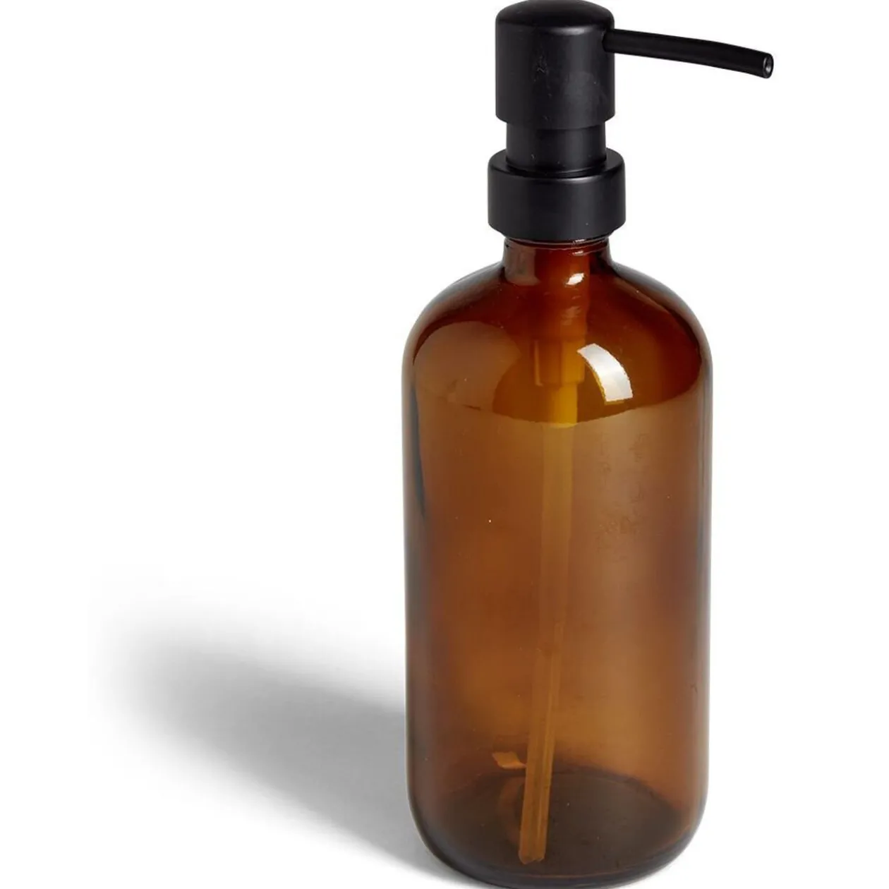 Distributeur de savon 500ml verre marron