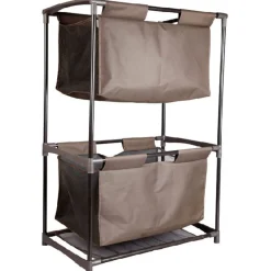 DOUBLE PANIERE A LINGE