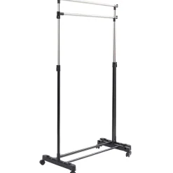 Double portant à vêtements