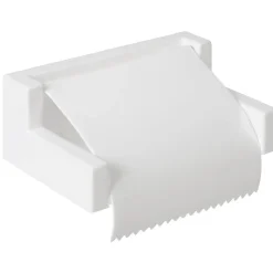 Dérouleur papier toilette blanc