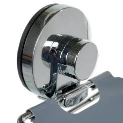 Dérouleur papier toilette à ventouse gris