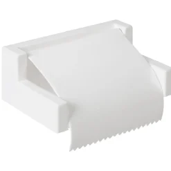 Dérouleur papier WC blanc