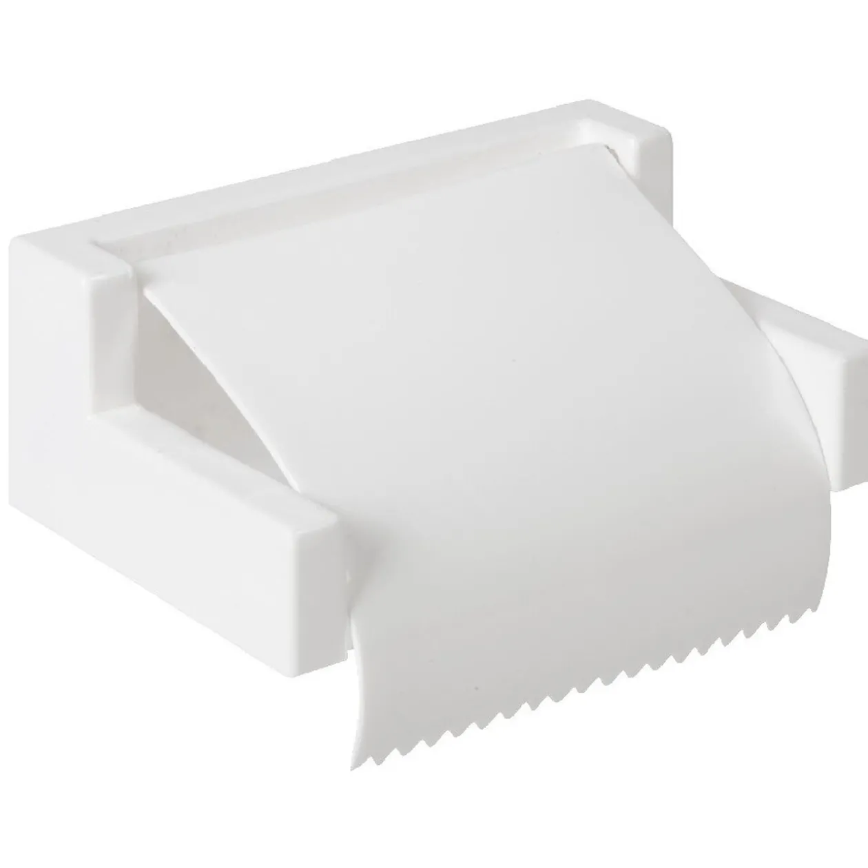 Dérouleur papier WC blanc