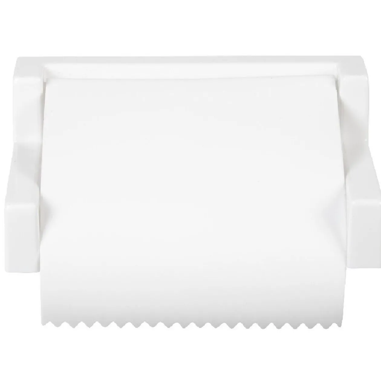 Dérouleur papier WC blanc