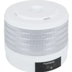 Déshydrateur alimentaire Homday 350W ABS blanc Ø30cm