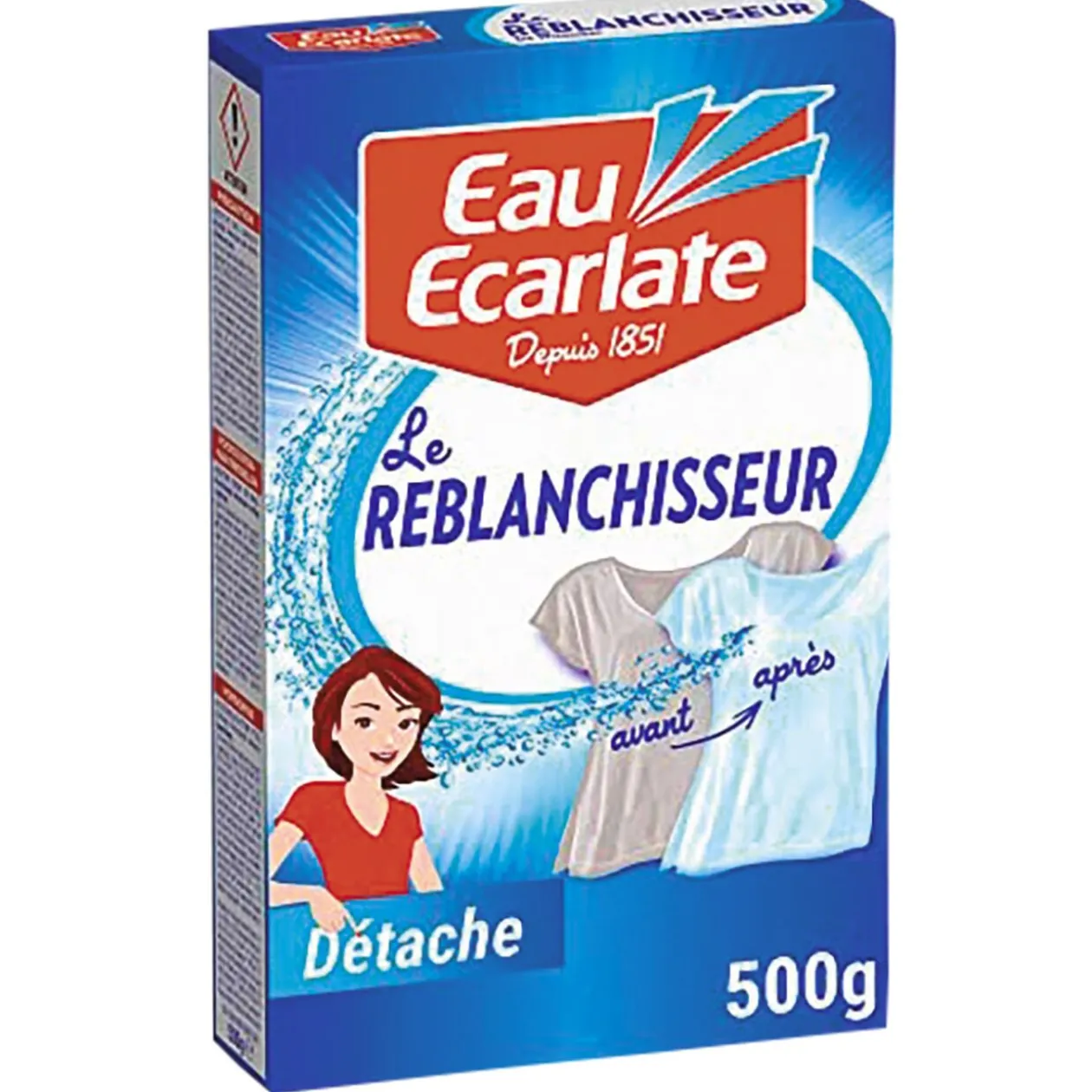 Détachant blanchisseur en poudre Eau Ecarlate 500g