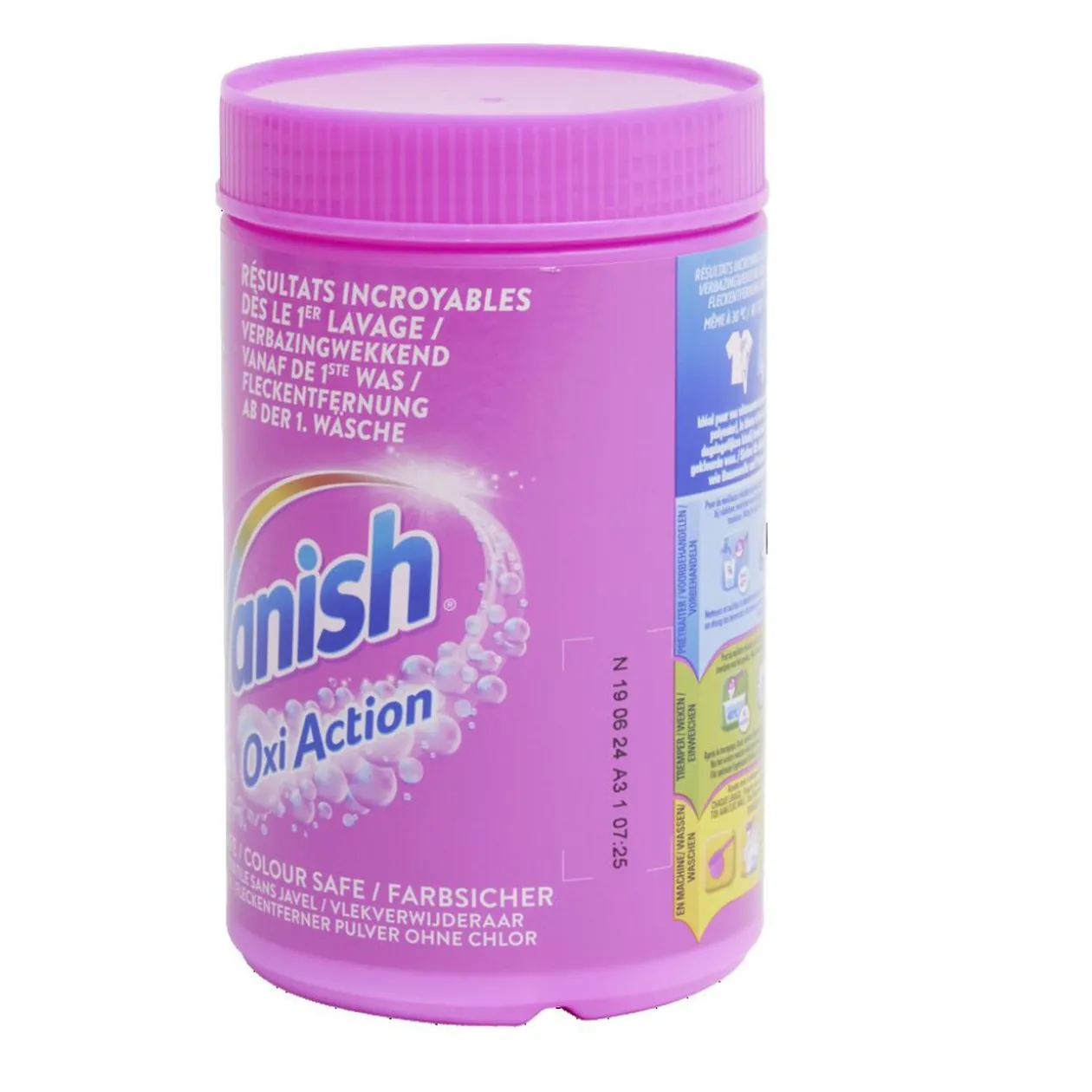 Détachant Vanish poudre pour couleurs 600g