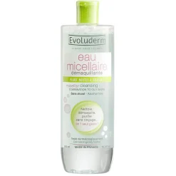 Eau micellaire Evoluderm démaquillante peaux mixtes 500 ml