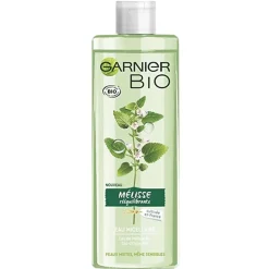 Eau micellaire Garnier enrichie eau de mélisse Bio et orge Bio 400ml