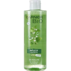 Eau micellaire Garnier enrichie eau de mélisse Bio et orge Bio 400ml