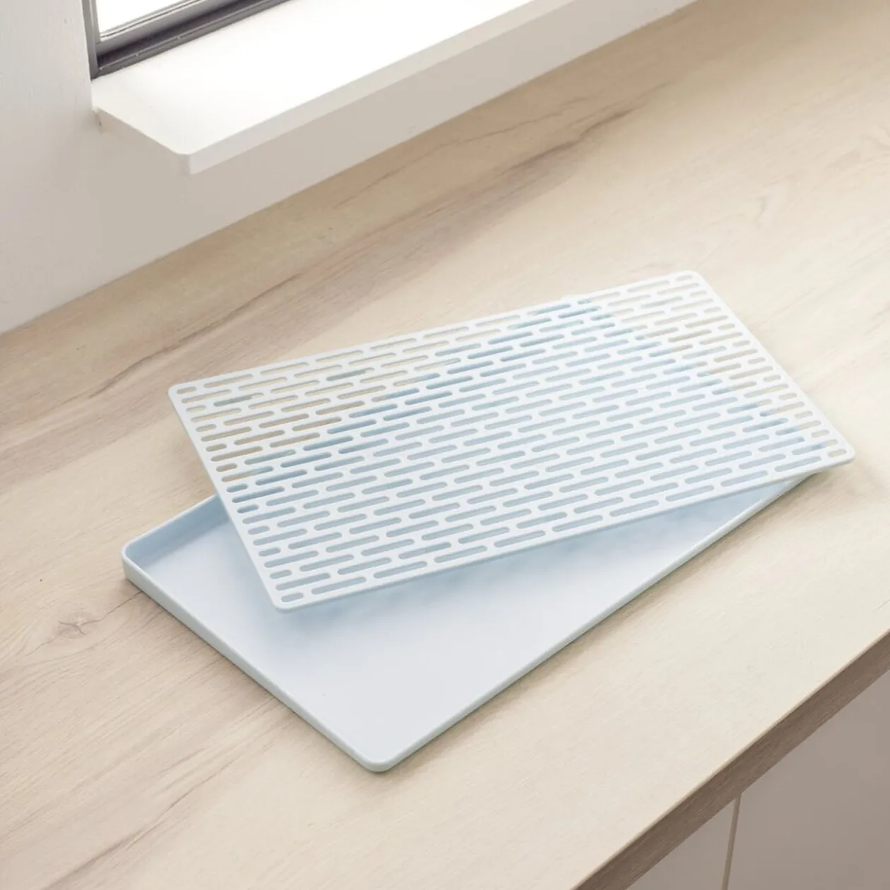 Egouttoir à vaisselle avec support 40x22,6xH2cm