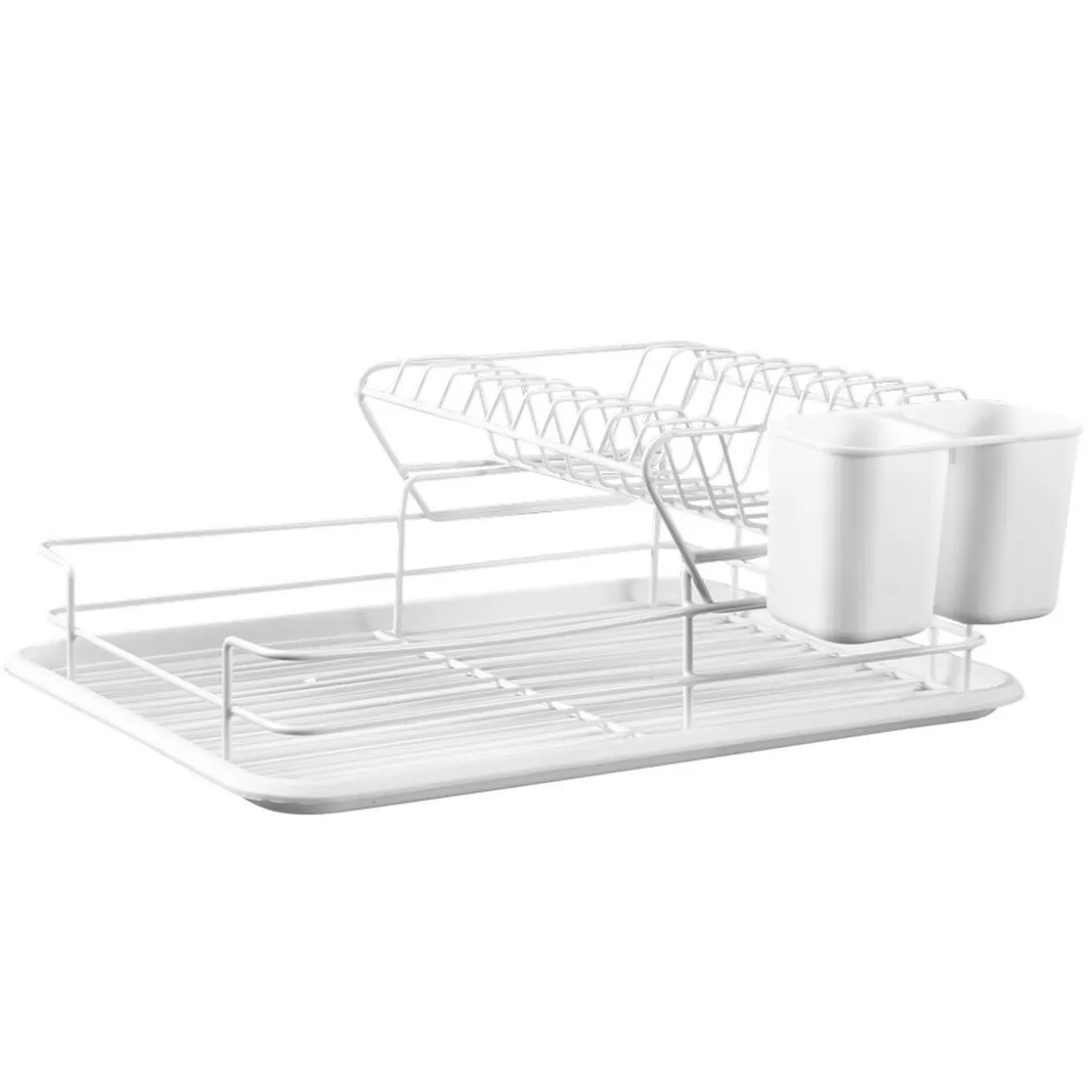 Egouttoir à vaisselle blanc 2 niveaux
