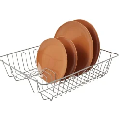 Egouttoir à vaisselle gris