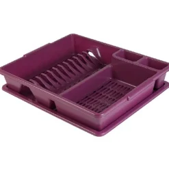 Egouttoir à vaisselle violet