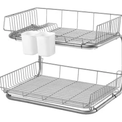 Egouttoir à vaisselle XL 2 niveaux