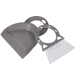 Ensemble mini pelle et balayette gris