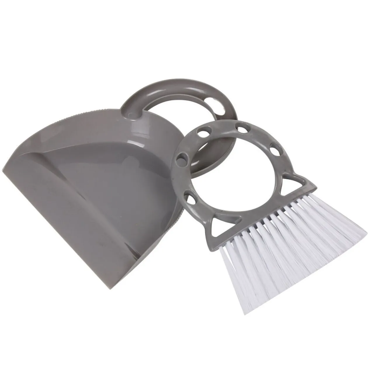 Ensemble mini pelle et balayette gris