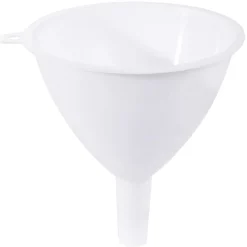 Entonnoir en plastique blanc x3