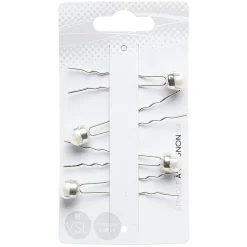 Epingle à chignon argent polyester X4