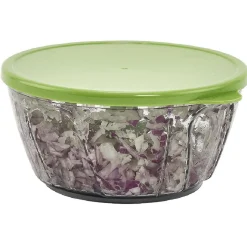 Essoreuse 3en1 hachoir et bol transparent et vert