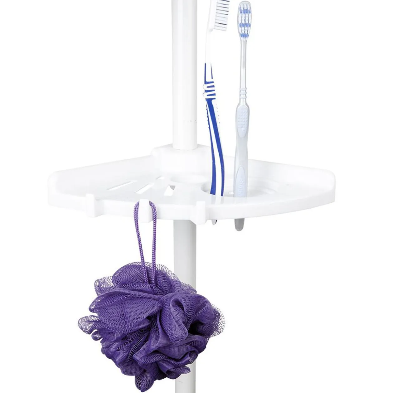 Etagère d'angle de douche extensible