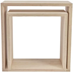 Etagère murale Jungle forme carrée x2