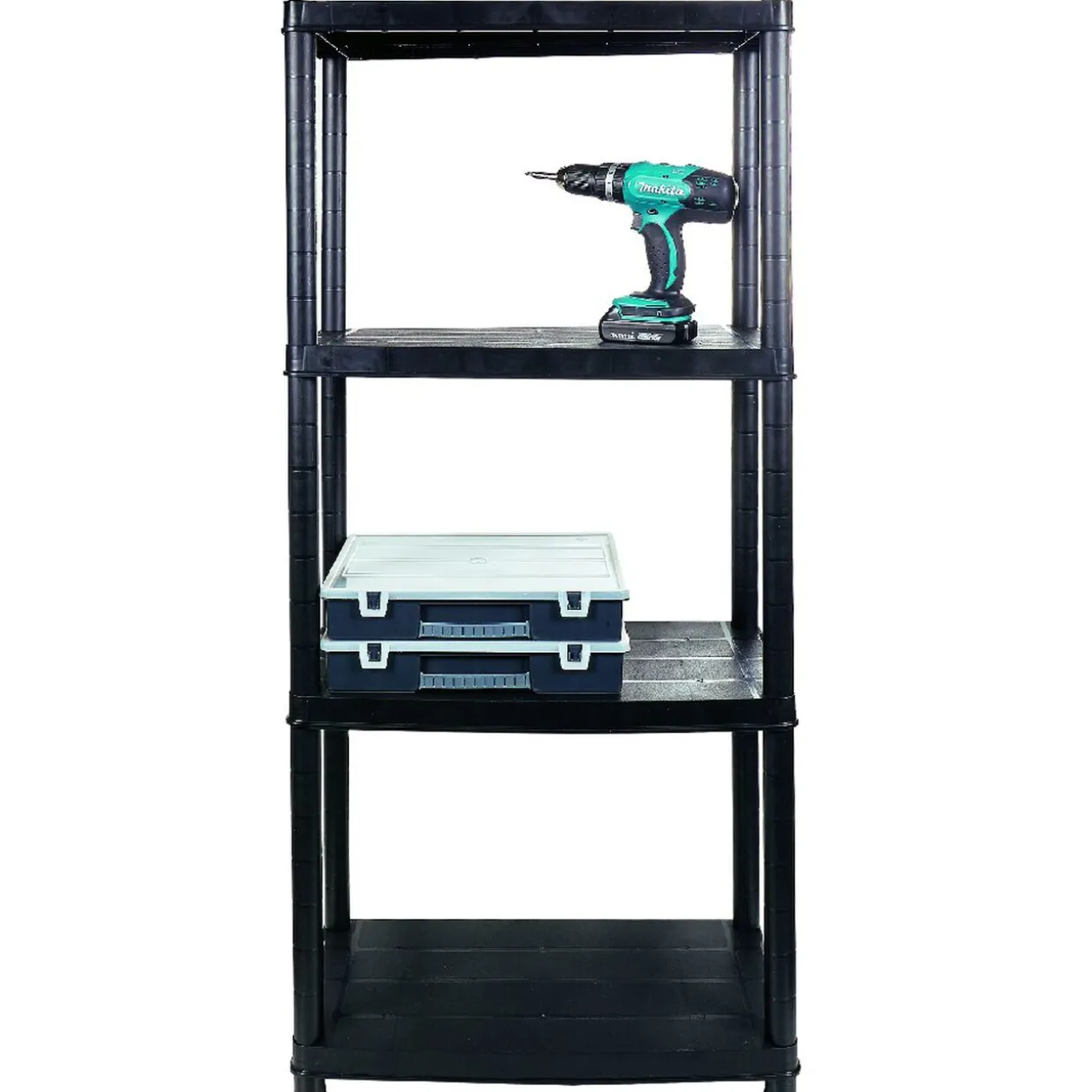 Etagère noire 4 niveaux