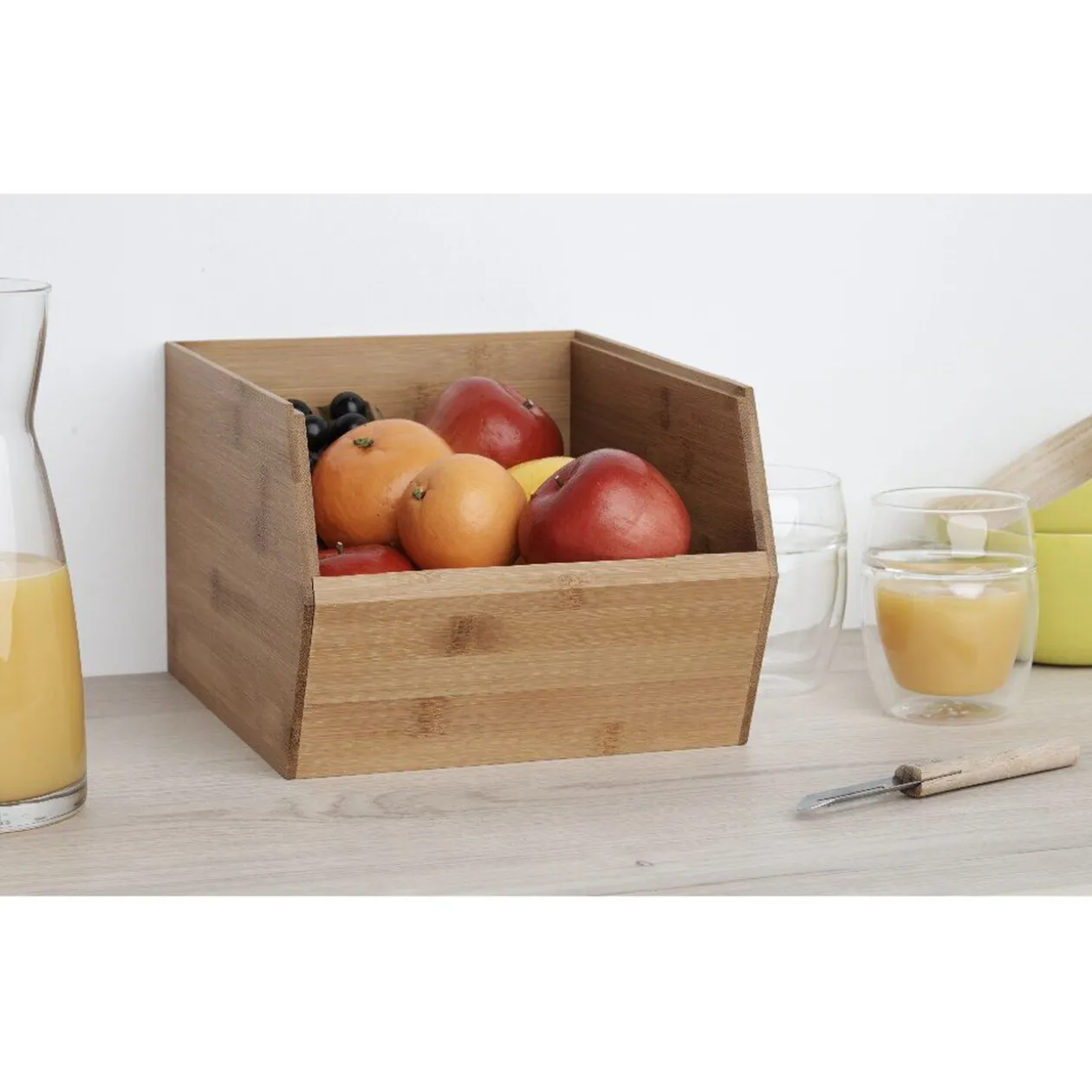 Etagère superposable bambou