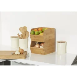 Etagère superposable bambou