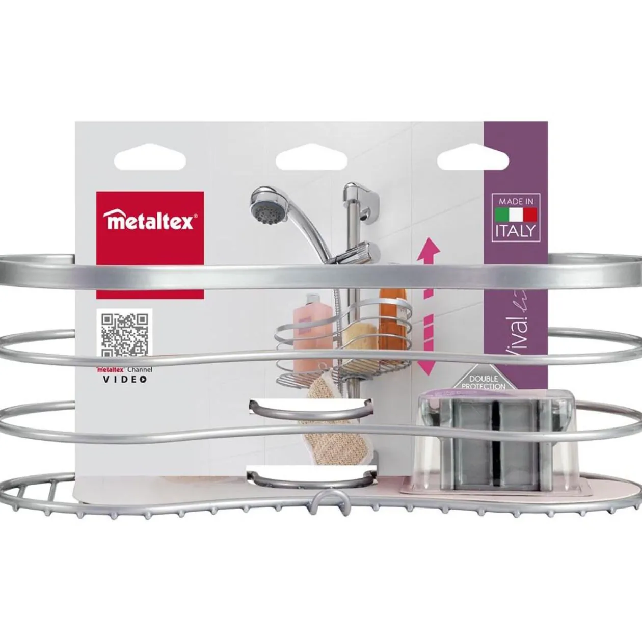 Etagère valet barre de douche