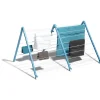 Etendoir à linge baignoire extensible bleu