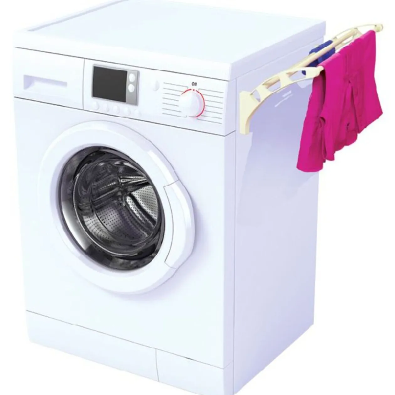 Etendoir à linge magnétique