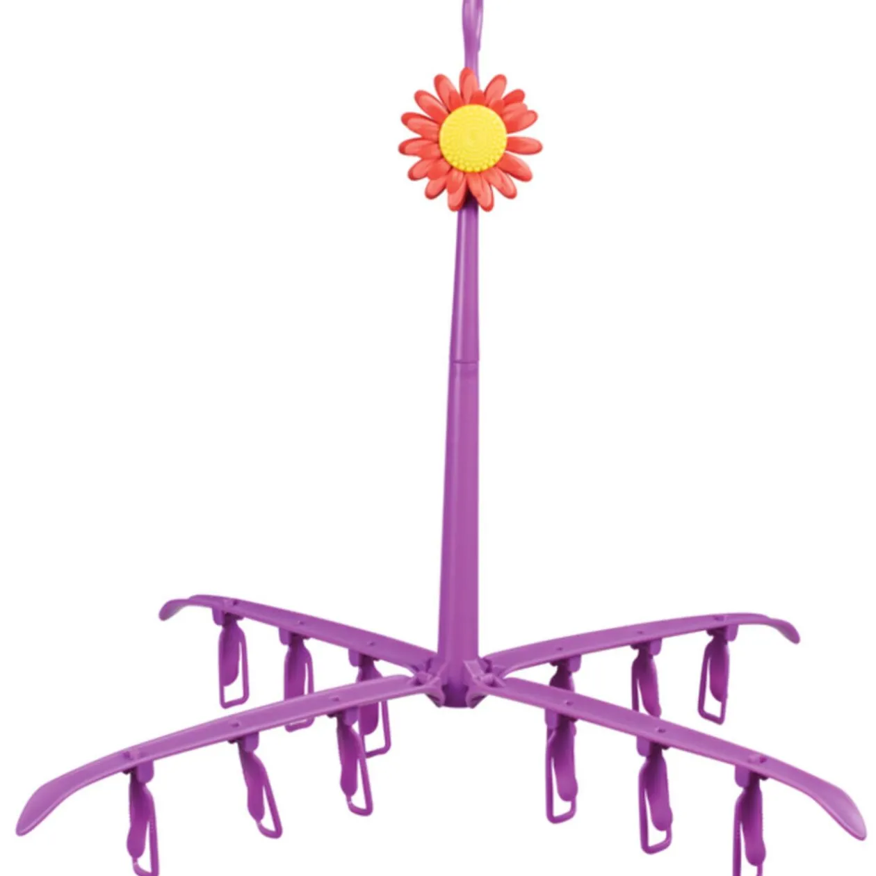 Etendoir à linge pliable fleur