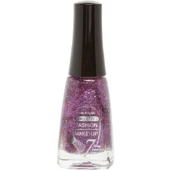 Fashion Make Up vernis à ongles paillettes violet