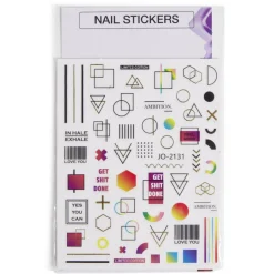 Feuille stickers pour ongles