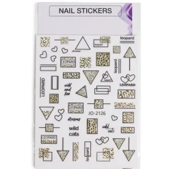 Feuille stickers pour ongles