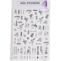 Feuille stickers pour ongles