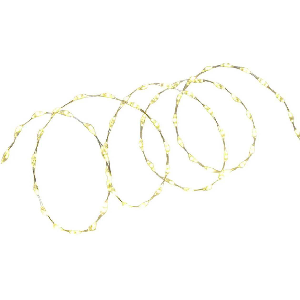 Fil lumineux 66 LED blanc chaud 1m