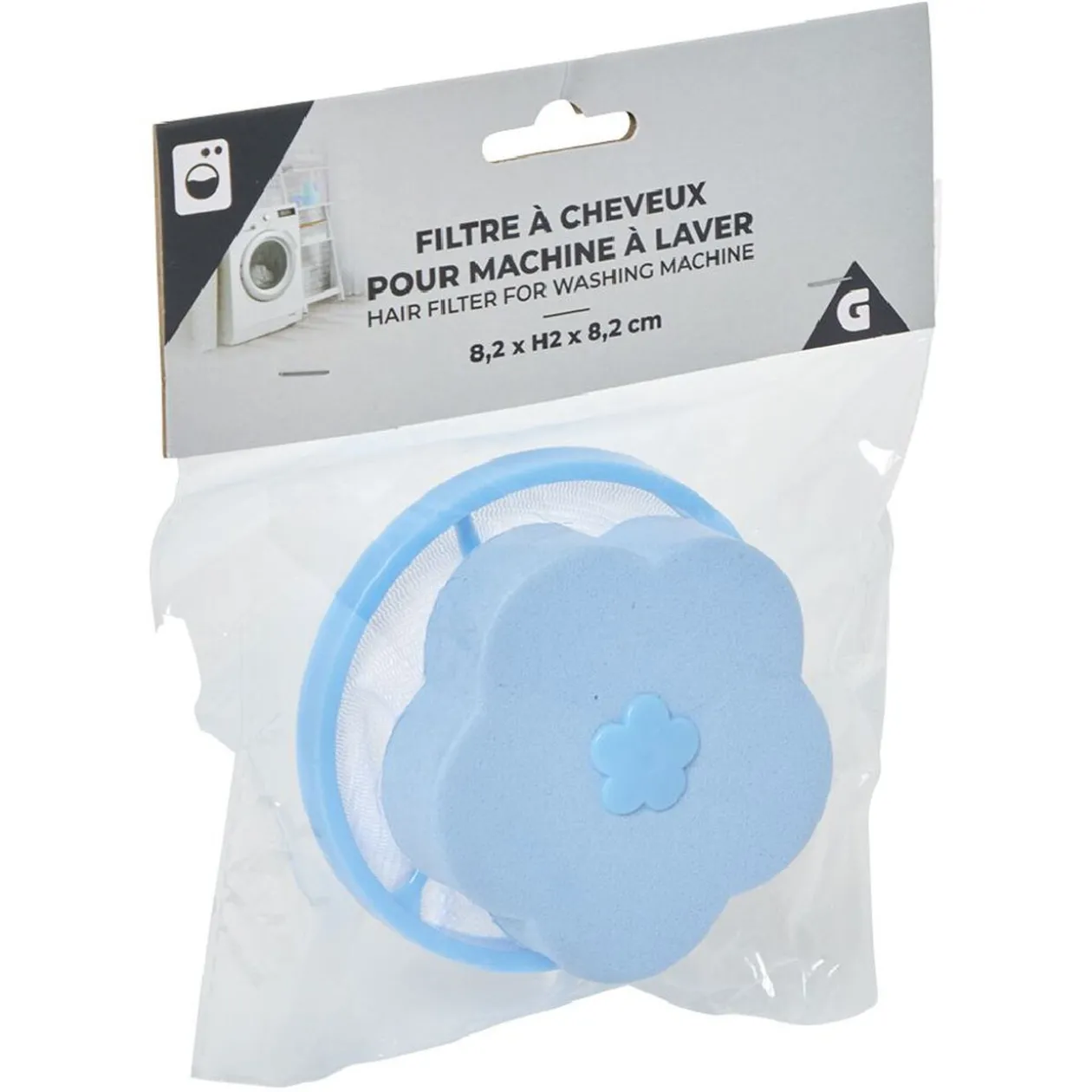 Filtre à cheveux pour machine à laver