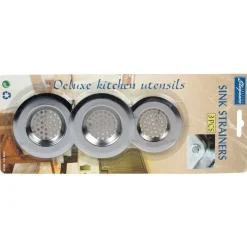 Filtre à évier Ø7cm métal x3