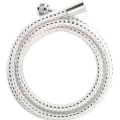 Flexible de douche plastique blanc L. 2 m