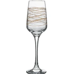 Flûte à champagne spirale x3