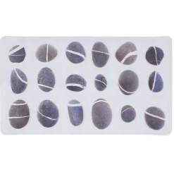 Fond de douche galet gris PVC