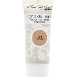 Fond de teint peau normale à grasse n°4 Cacao
